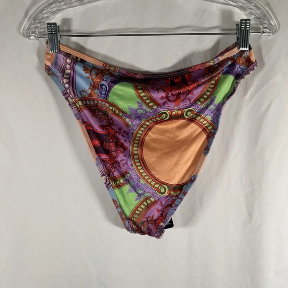 Pretty Little Thing Swim Bottom Women's 8 Multicolor Pull On New - Picture 5 of 7